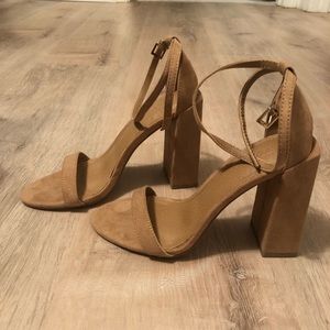 Nude asos heels